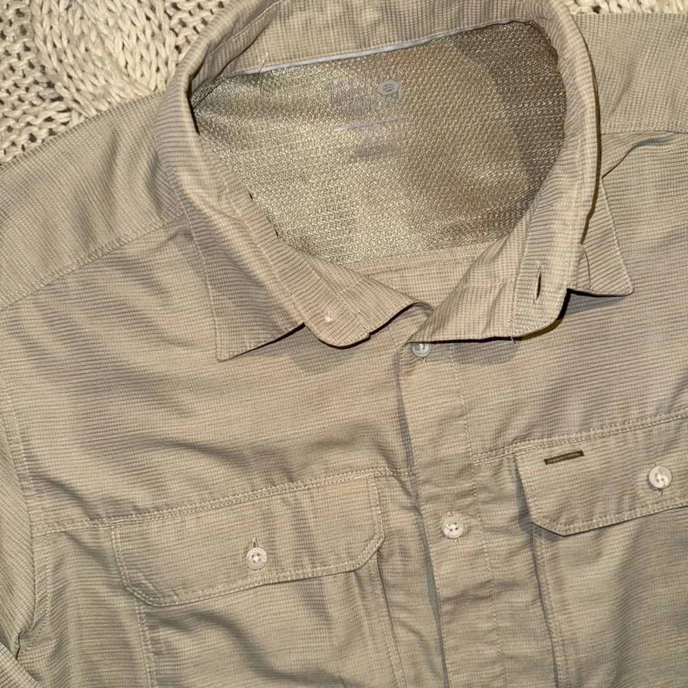 Mountain Hardwear Mens Long Sleeve Button Down Shirt Large